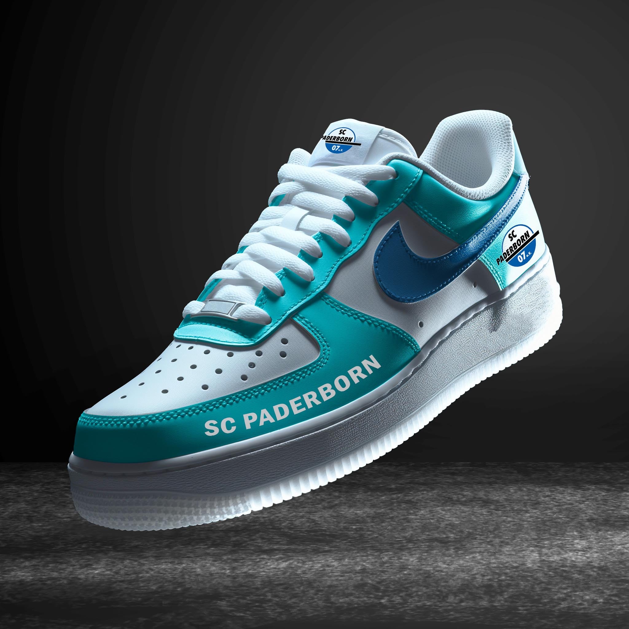 Ideafootwear SC Paderborn Bundesliga Air Low-Top Sneakers Shoes For Men And Women