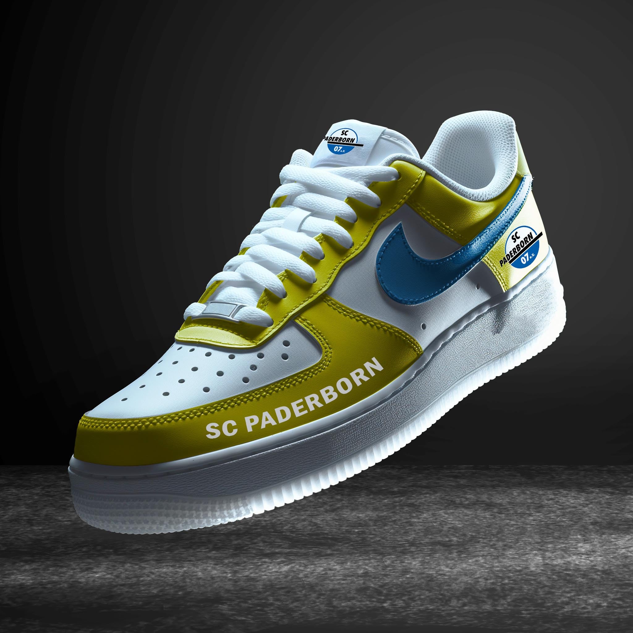 Ideafootwear SC Paderborn Bundesliga Air Low-Top Sneakers Shoes For Men And Women