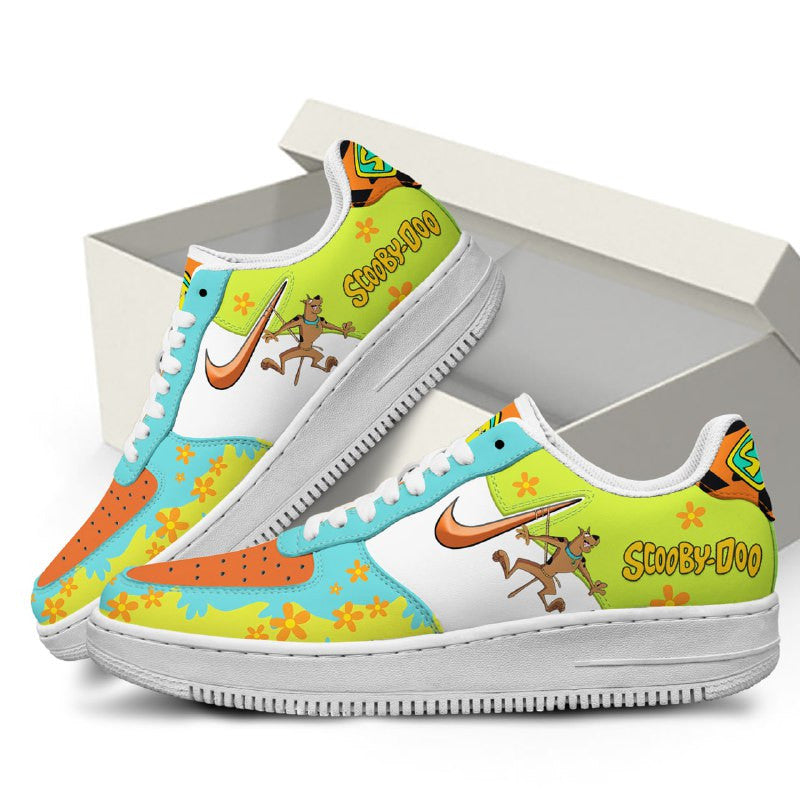 Ideafootwear Scooby-Doo Air Low-Top Sneakers Shoes For Men And Women