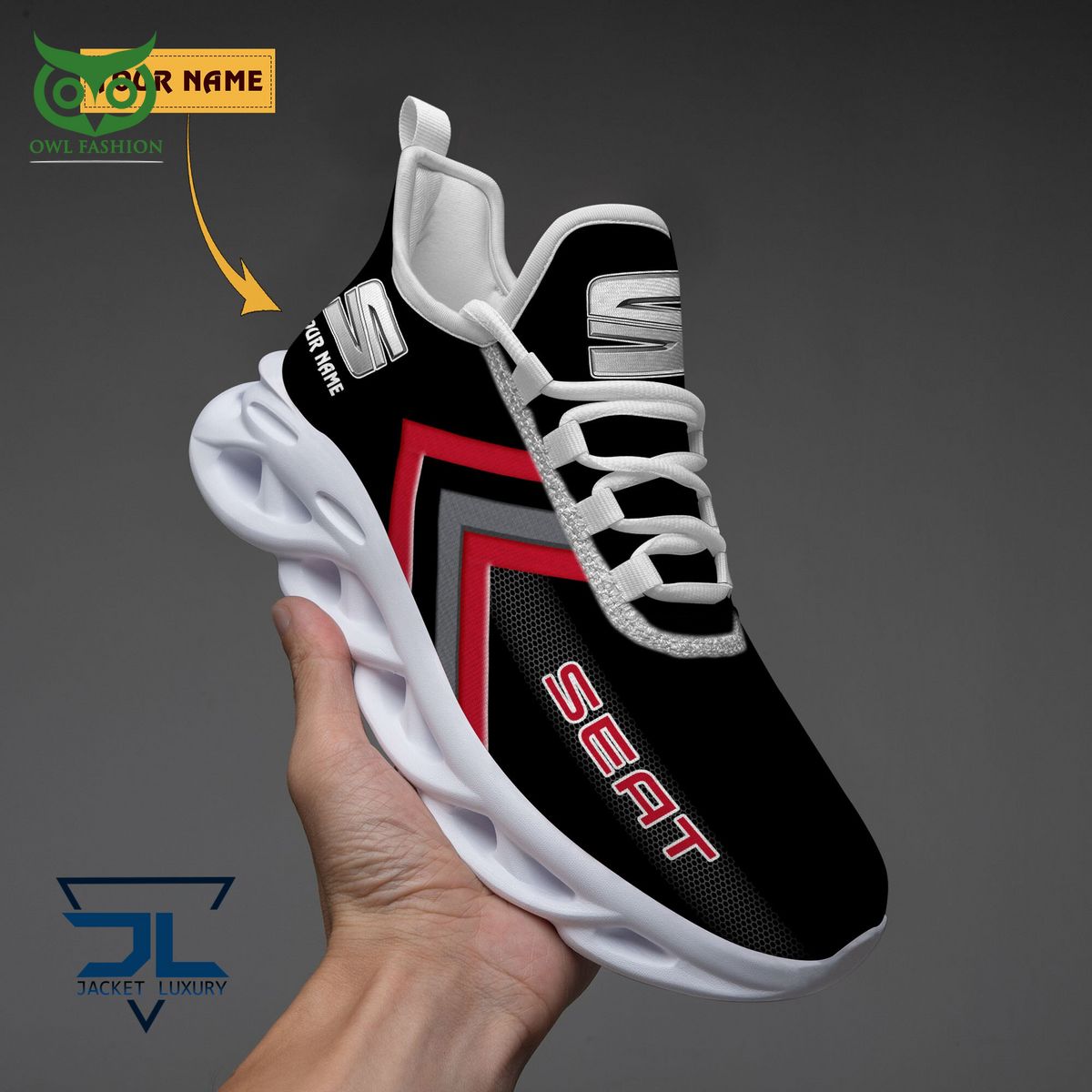 Ideafootwear SEAT Automobile Max Soul Shoes Sneakers For Men And Women