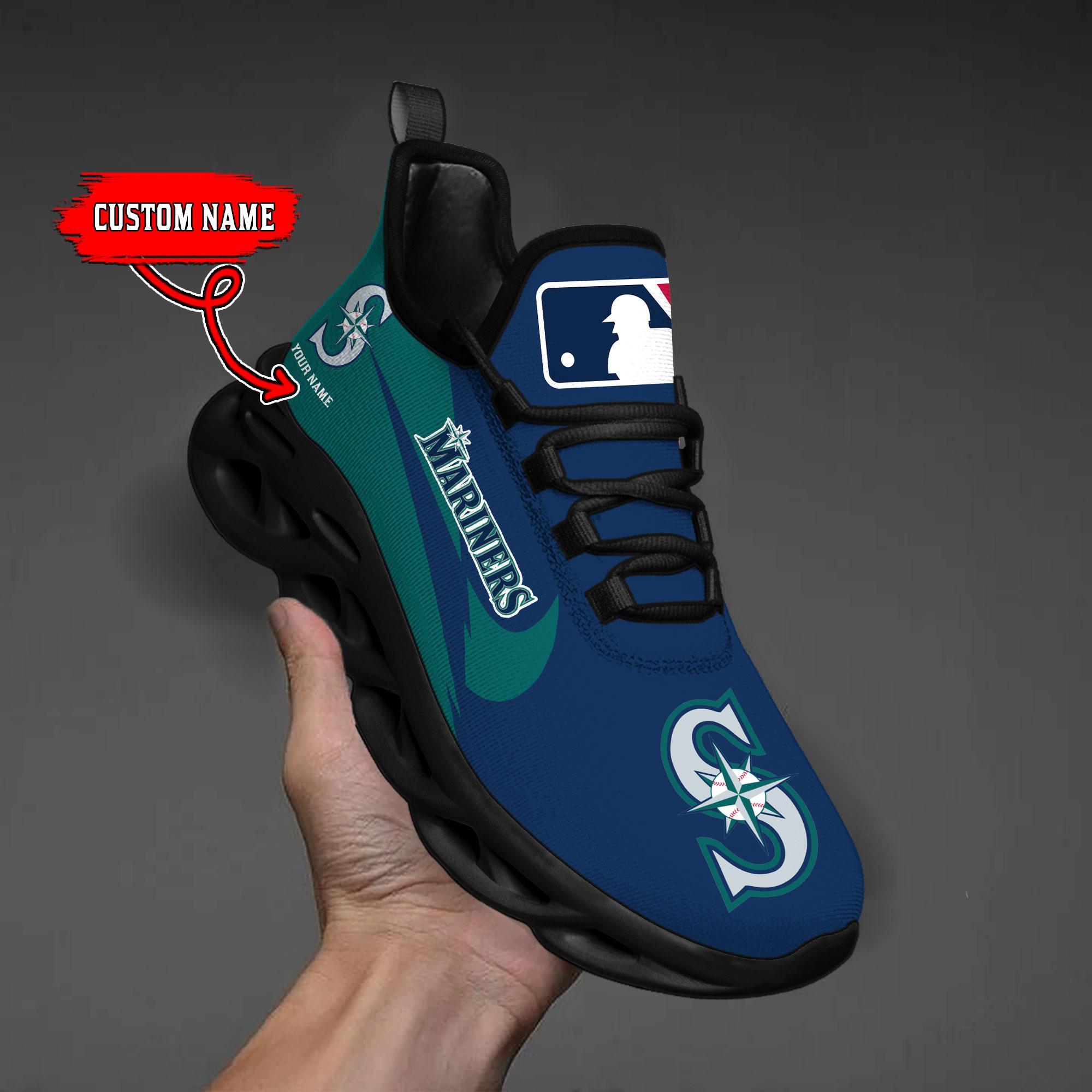 Ideafootwear Seattle Mariners Max Soul Shoes Sneakers For Men And Women