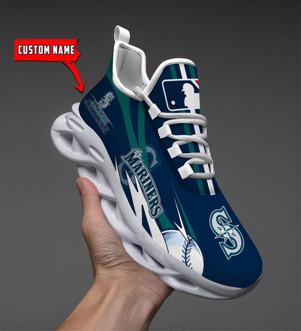 Ideafootwear Seattle Mariners Max Soul Shoes Sneakers For Men And Women