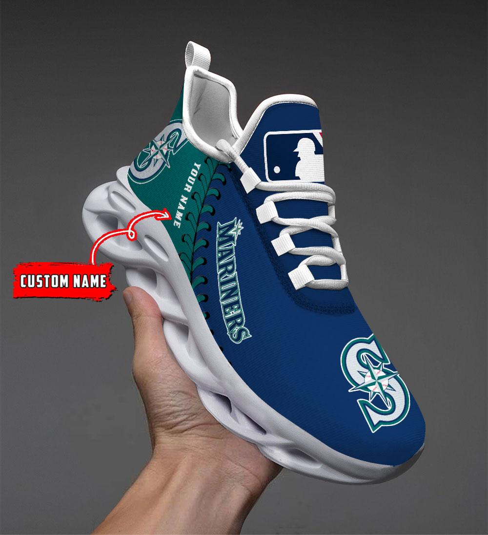 Ideafootwear Seattle Mariners Max Soul Shoes Sneakers For Men And Women