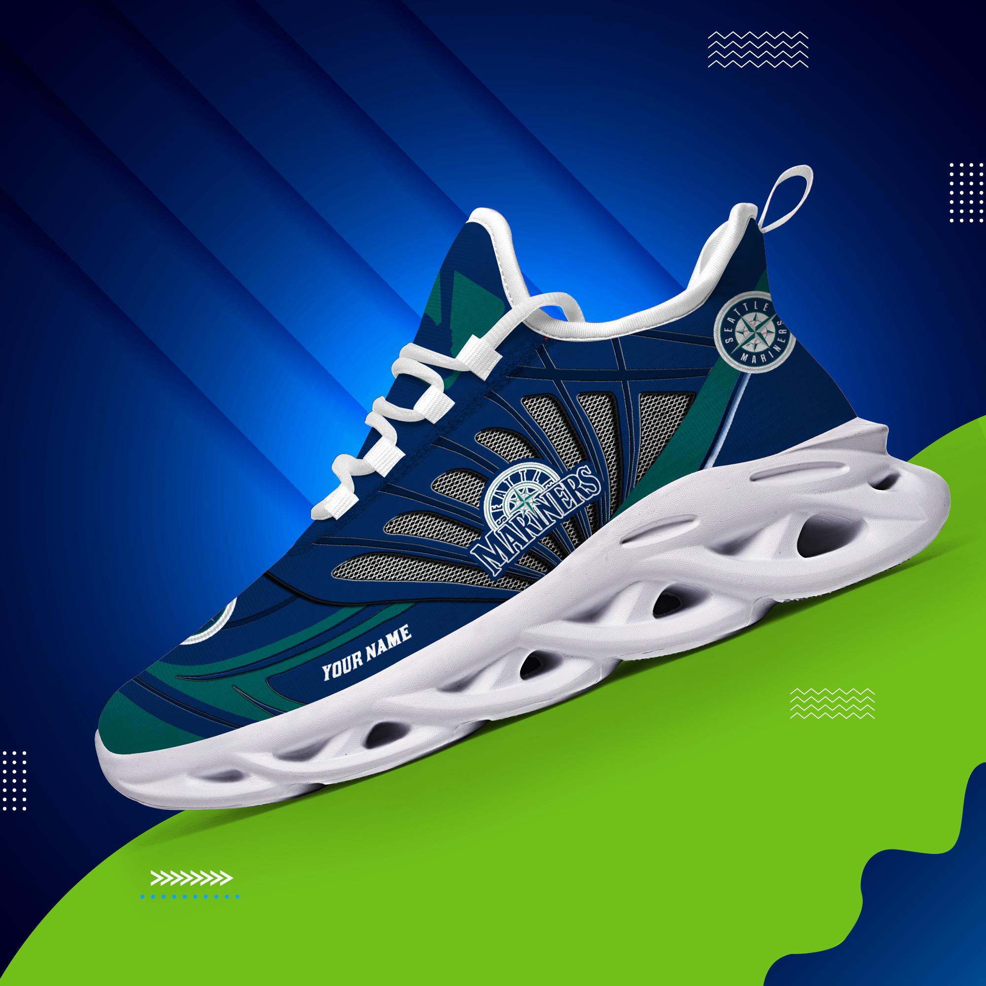 Ideafootwear Seattle Mariners Max Soul Shoes Sneakers For Men And Women