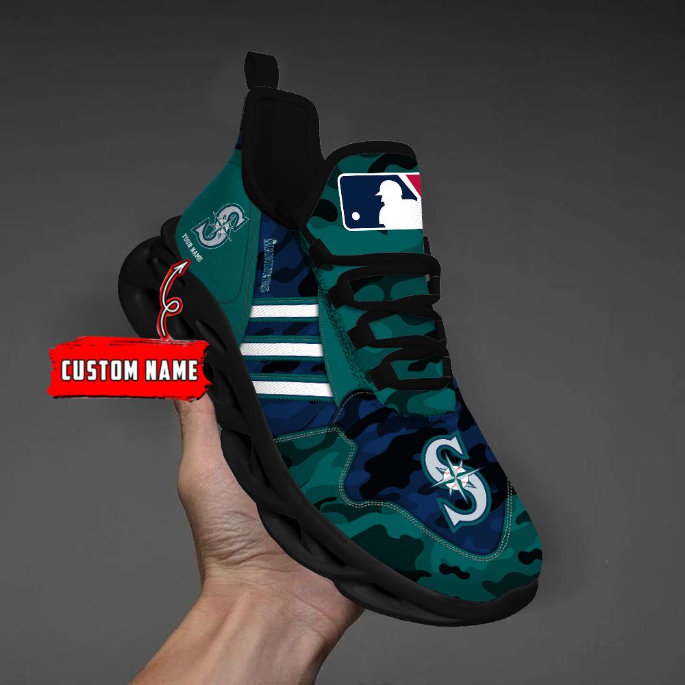 Ideafootwear Seattle Mariners Max Soul Shoes Sneakers For Men And Women