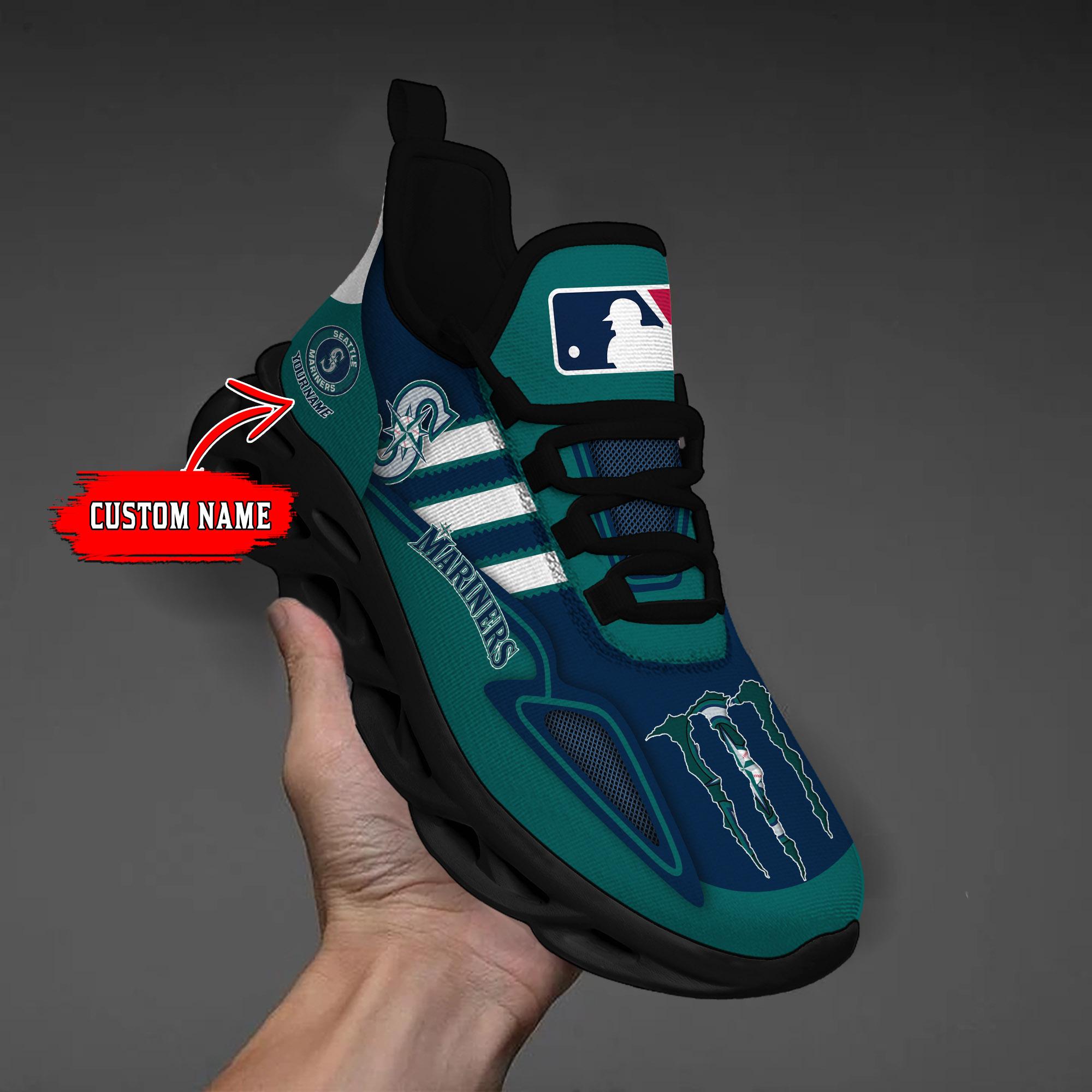 Ideafootwear Seattle Mariners Max Soul Shoes Sneakers For Men And Women
