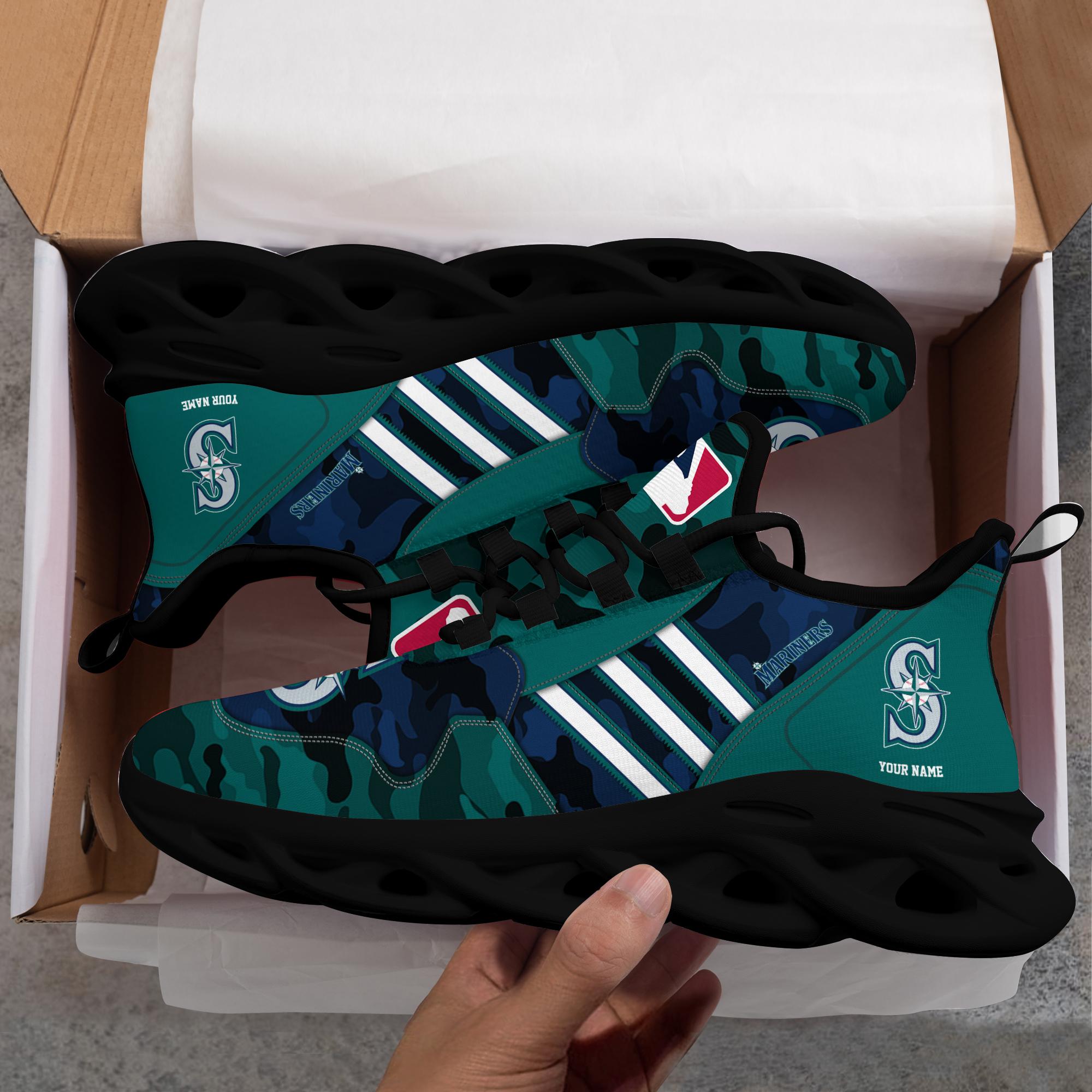 Ideafootwear Seattle Mariners Max Soul Shoes Sneakers For Men And Women