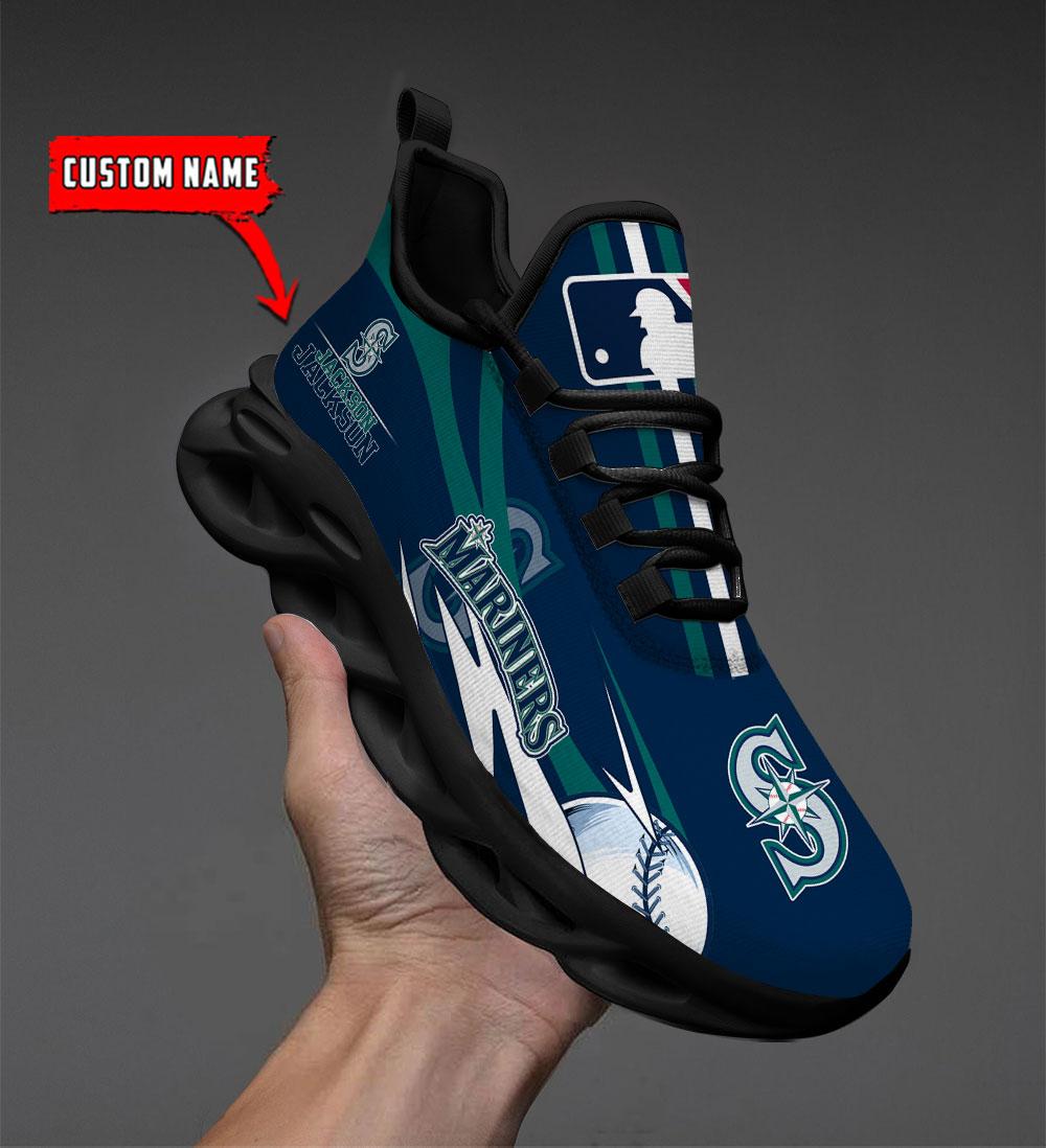 Ideafootwear Seattle Mariners Max Soul Shoes Sneakers For Men And Women