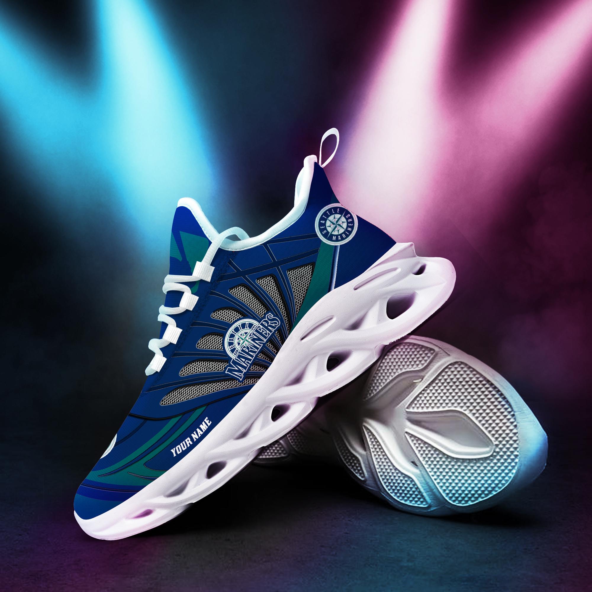 Ideafootwear Seattle Mariners Max Soul Shoes Sneakers For Men And Women