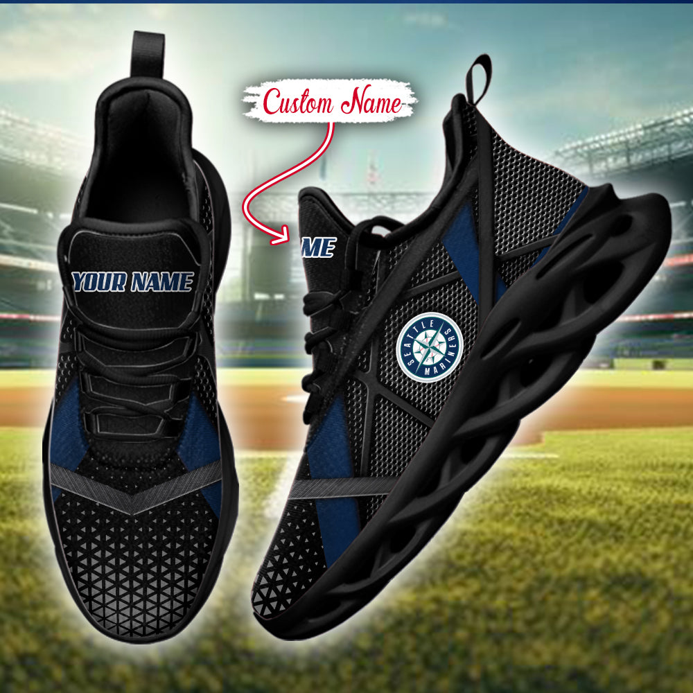 Ideafootwear Seattle Mariners MLB Max Soul Shoes Sneakers For Men And Women