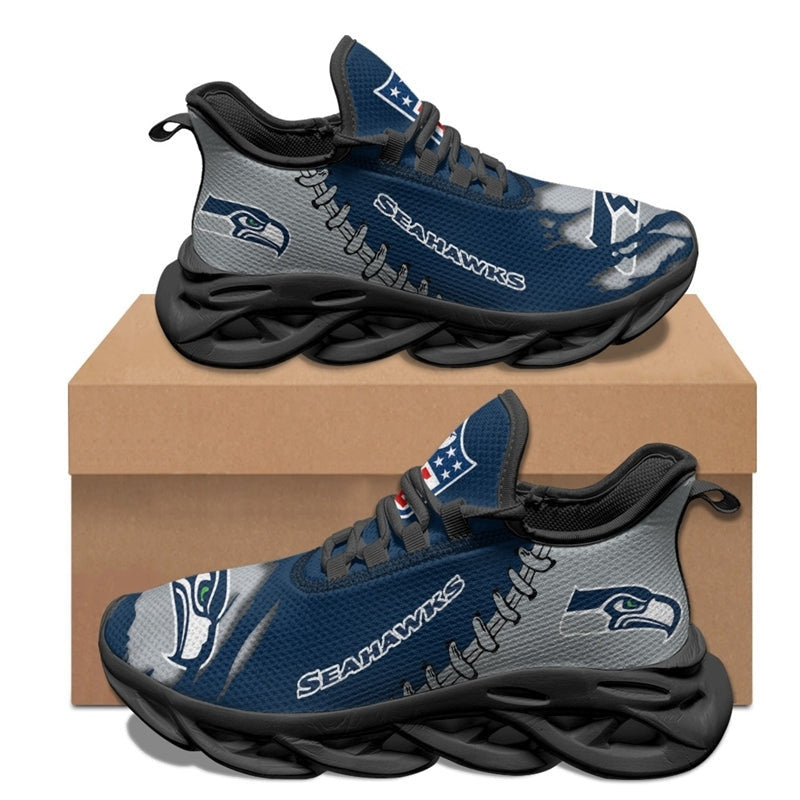 Ideafootwear Seattle Seahawks Max Soul Shoes Sneakers For Men And Women