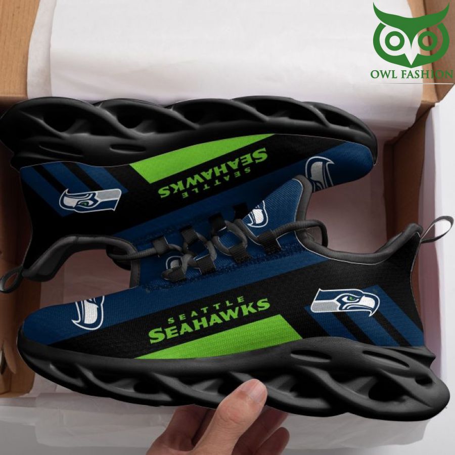 Ideafootwear Seattle Seahawks Max Soul Shoes Sneakers For Men And Women
