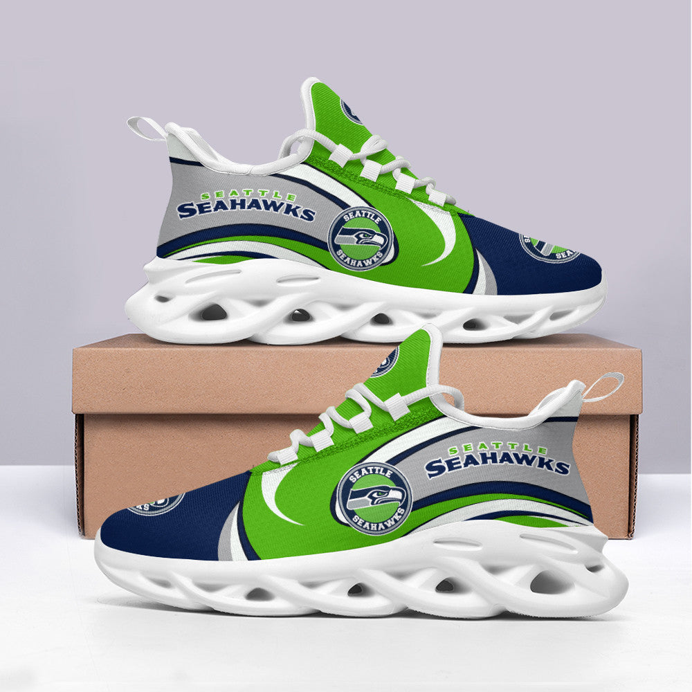 Ideafootwear Seattle Seahawks NFL Max Soul Shoes Sneakers For Men And Women