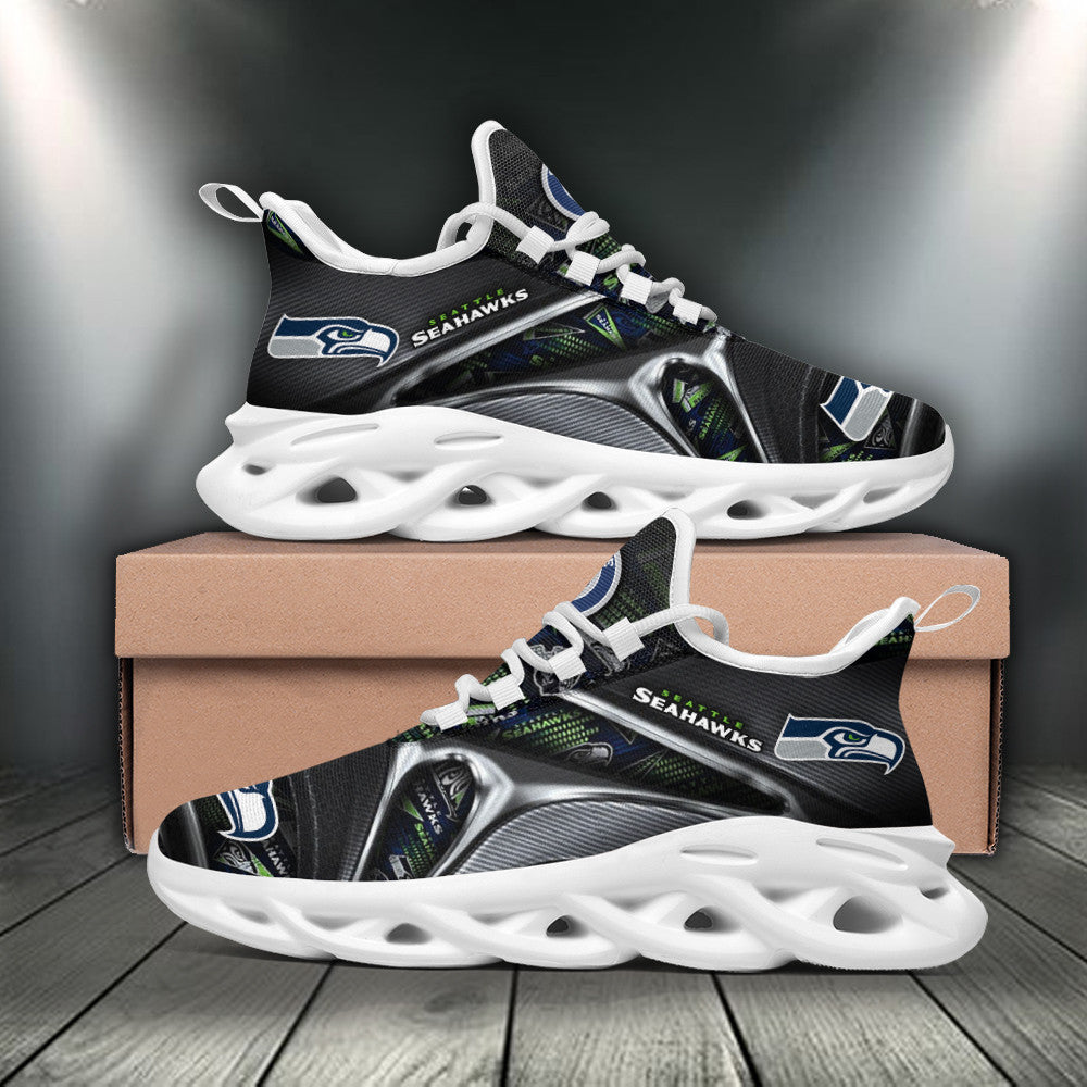 Ideafootwear Seattle Seahawks NFL Max Soul Shoes Sneakers For Men And Women