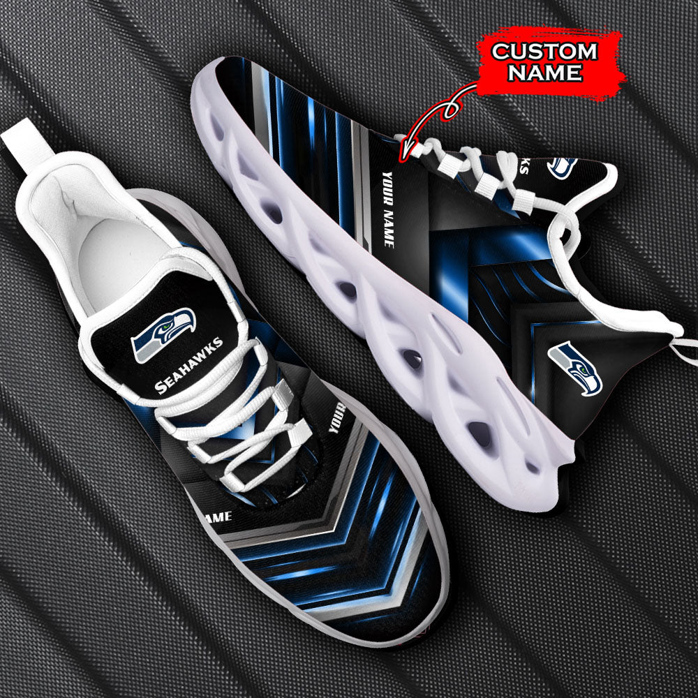 Ideafootwear Seattle Seahawks NFL Max Soul Shoes Sneakers For Men And Women