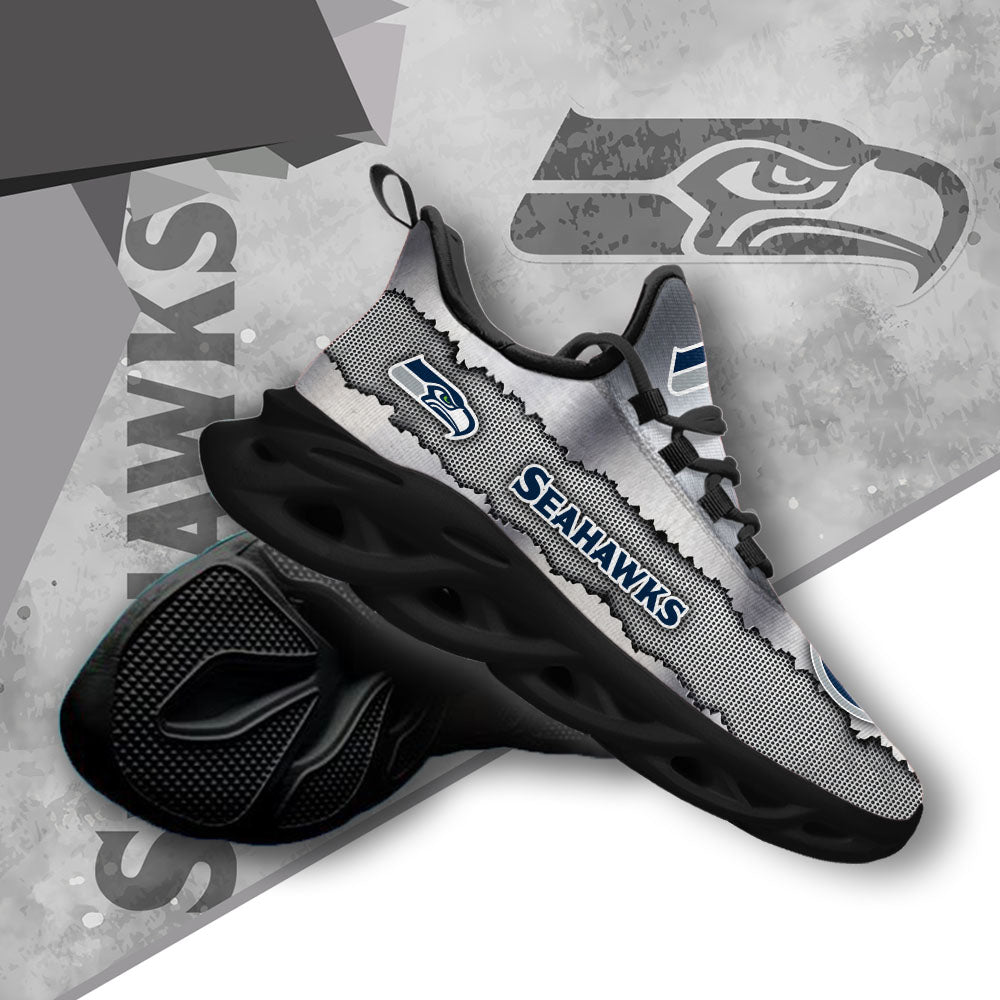 Ideafootwear Seattle Seahawks NFL Max Soul Shoes Sneakers For Men And Women