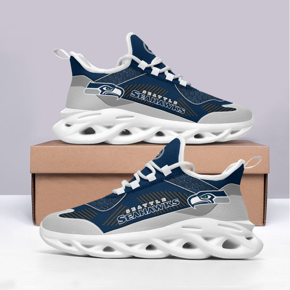 Ideafootwear Seattle Seahawks NFL Max Soul Shoes Sneakers For Men And Women