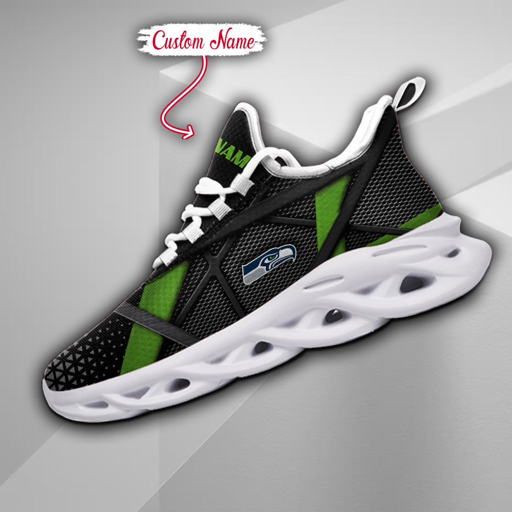 Ideafootwear Seattle Seahawks NFL Max Soul Shoes Sneakers For Men And Women