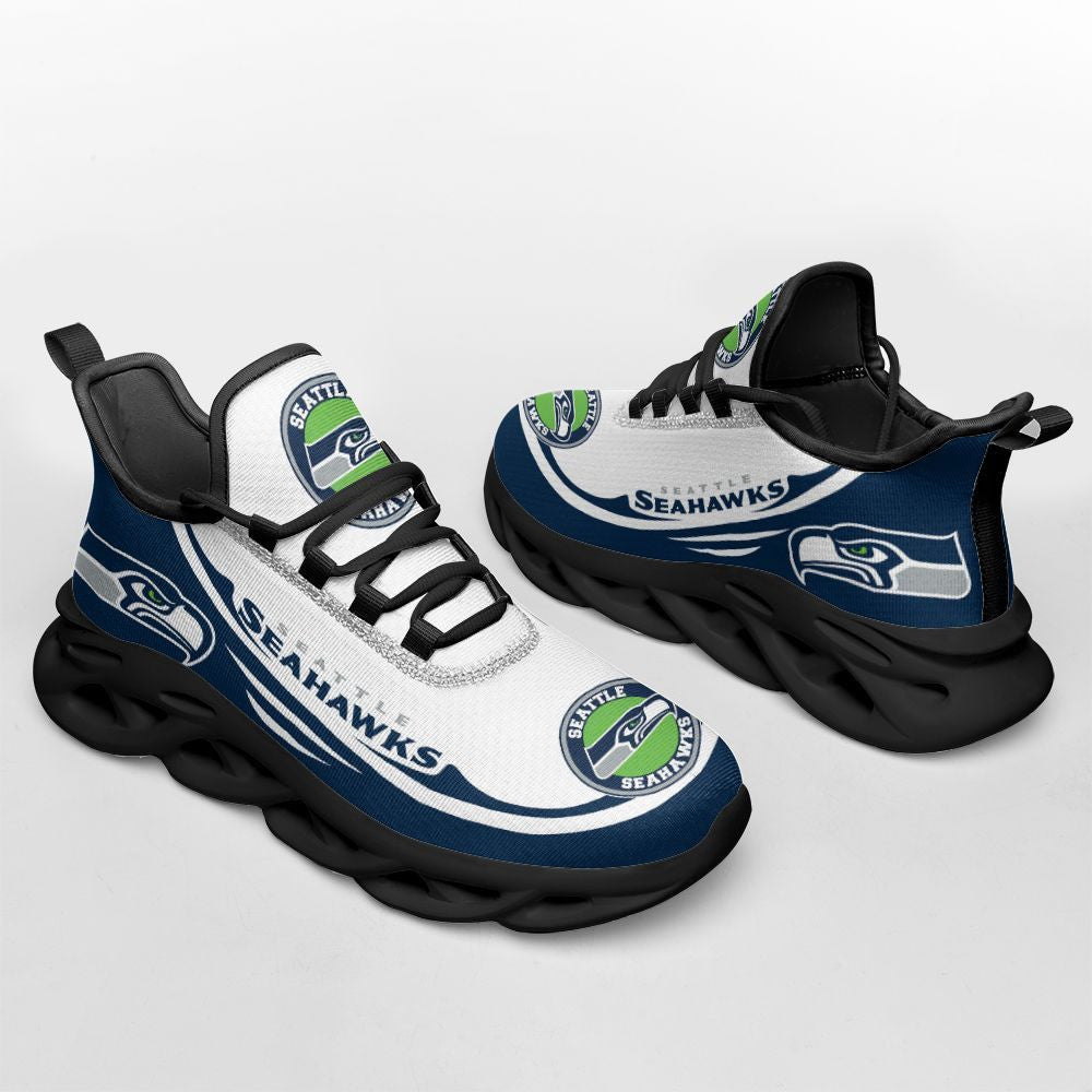 Ideafootwear Seattle Seahawks NFL Max Soul Shoes Sneakers For Men And Women