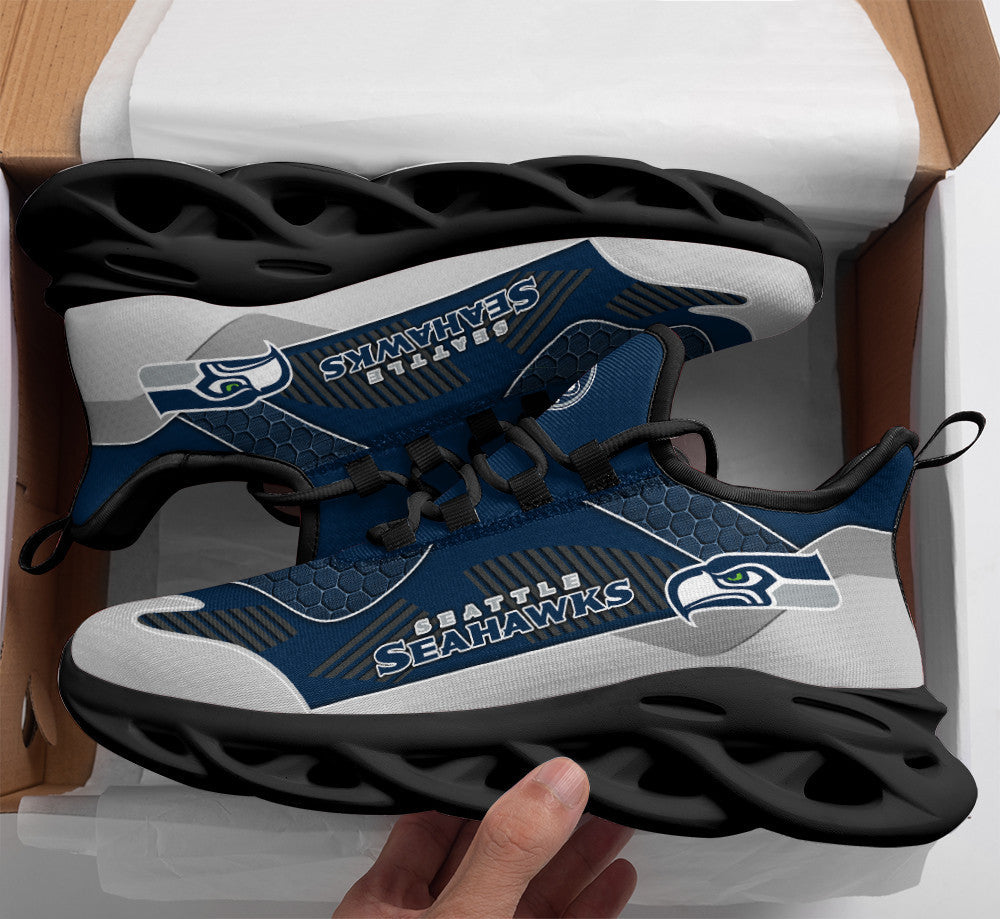 Ideafootwear Seattle Seahawks NFL Max Soul Shoes Sneakers For Men And Women