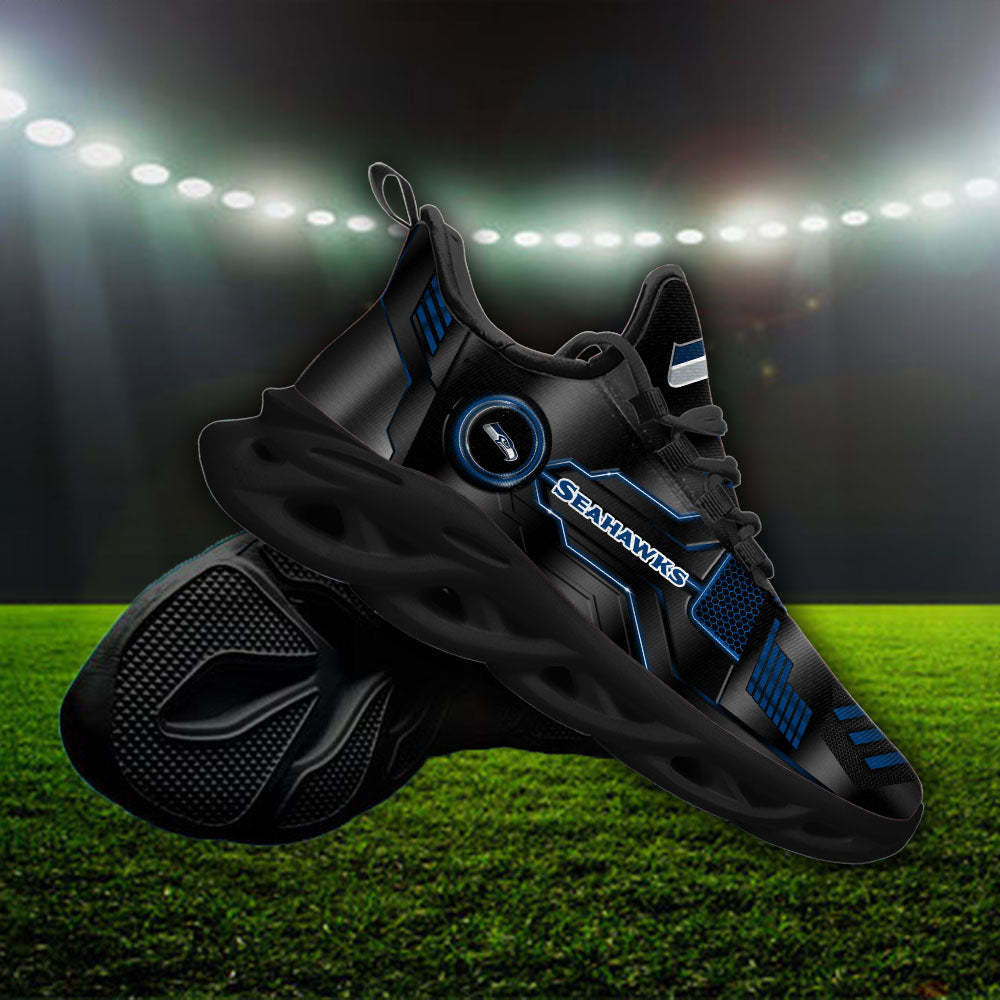 Ideafootwear Seattle Seahawks NFL Max Soul Shoes Sneakers For Men And Women