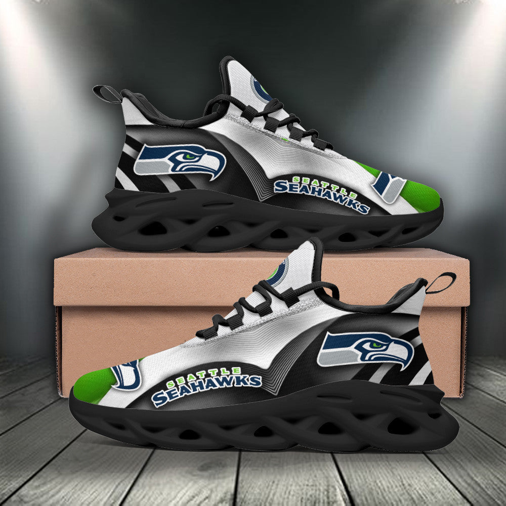Ideafootwear Seattle Seahawks NFL Max Soul Shoes Sneakers For Men And Women