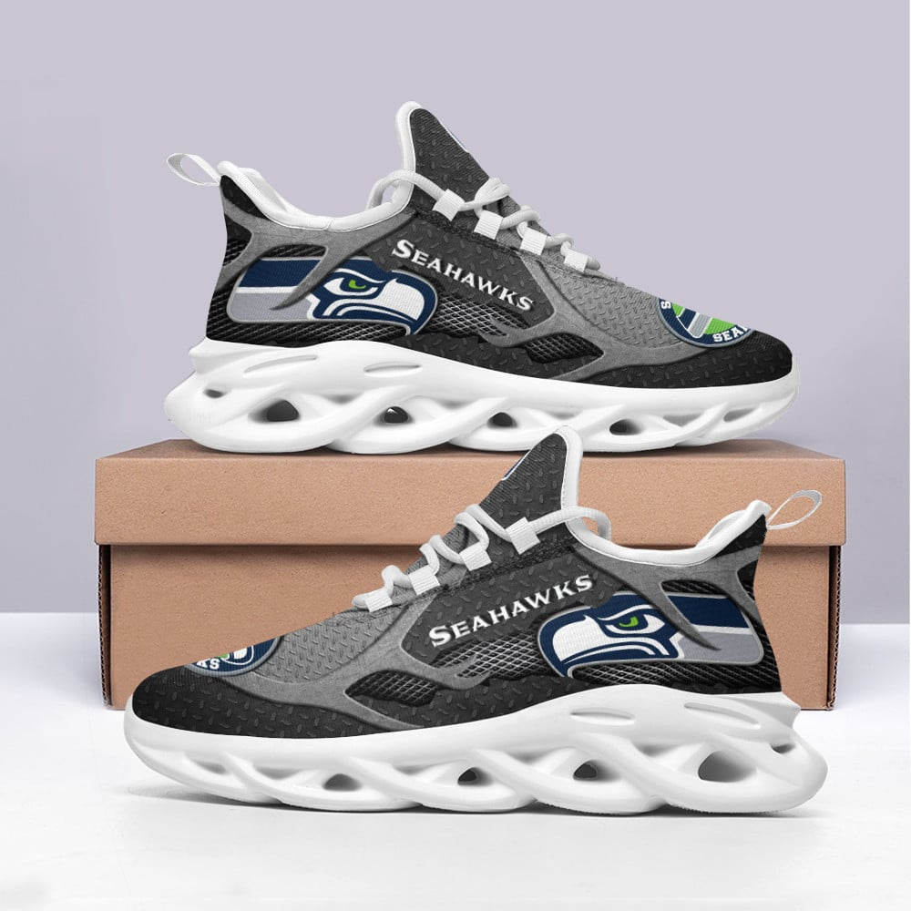 Ideafootwear Seattle Seahawks NFL Max Soul Shoes Sneakers For Men And Women
