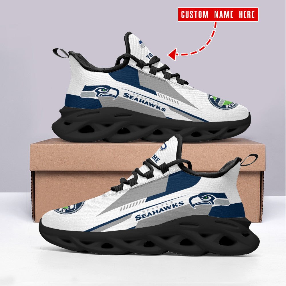 Ideafootwear Seattle Seahawks NFL Max Soul Shoes Sneakers For Men And Women