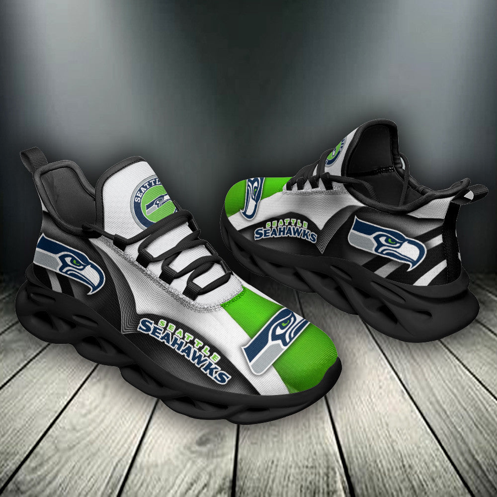 Ideafootwear Seattle Seahawks NFL Max Soul Shoes Sneakers For Men And Women