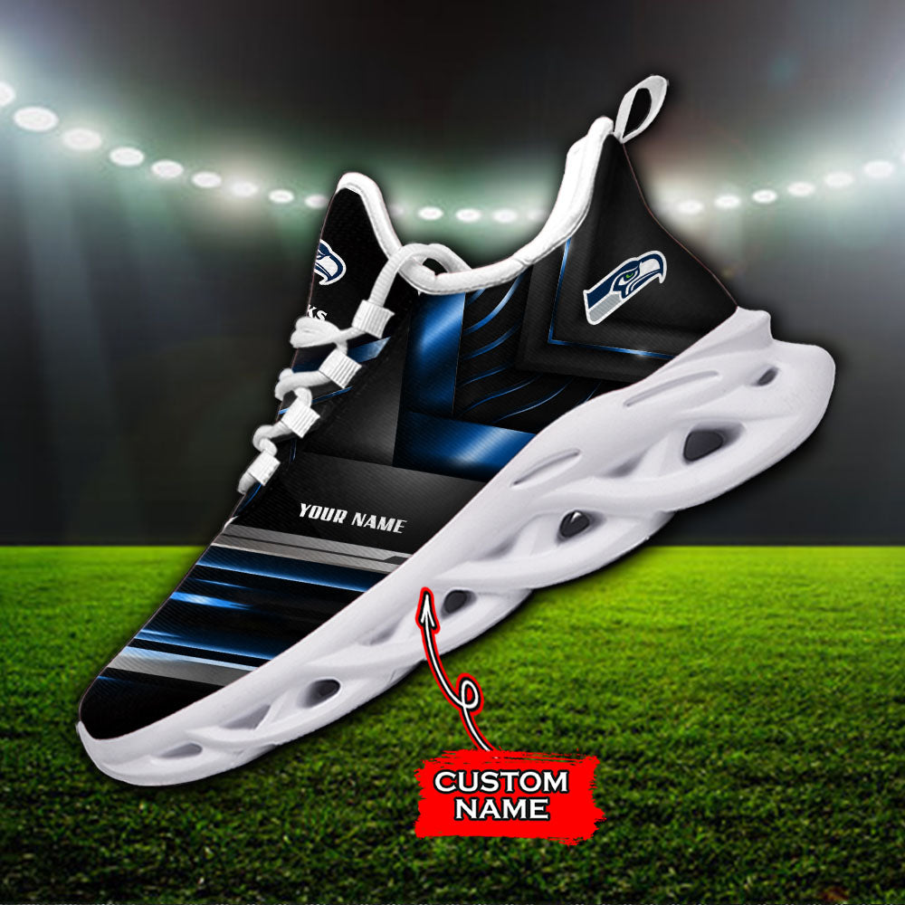 Ideafootwear Seattle Seahawks NFL Max Soul Shoes Sneakers For Men And Women