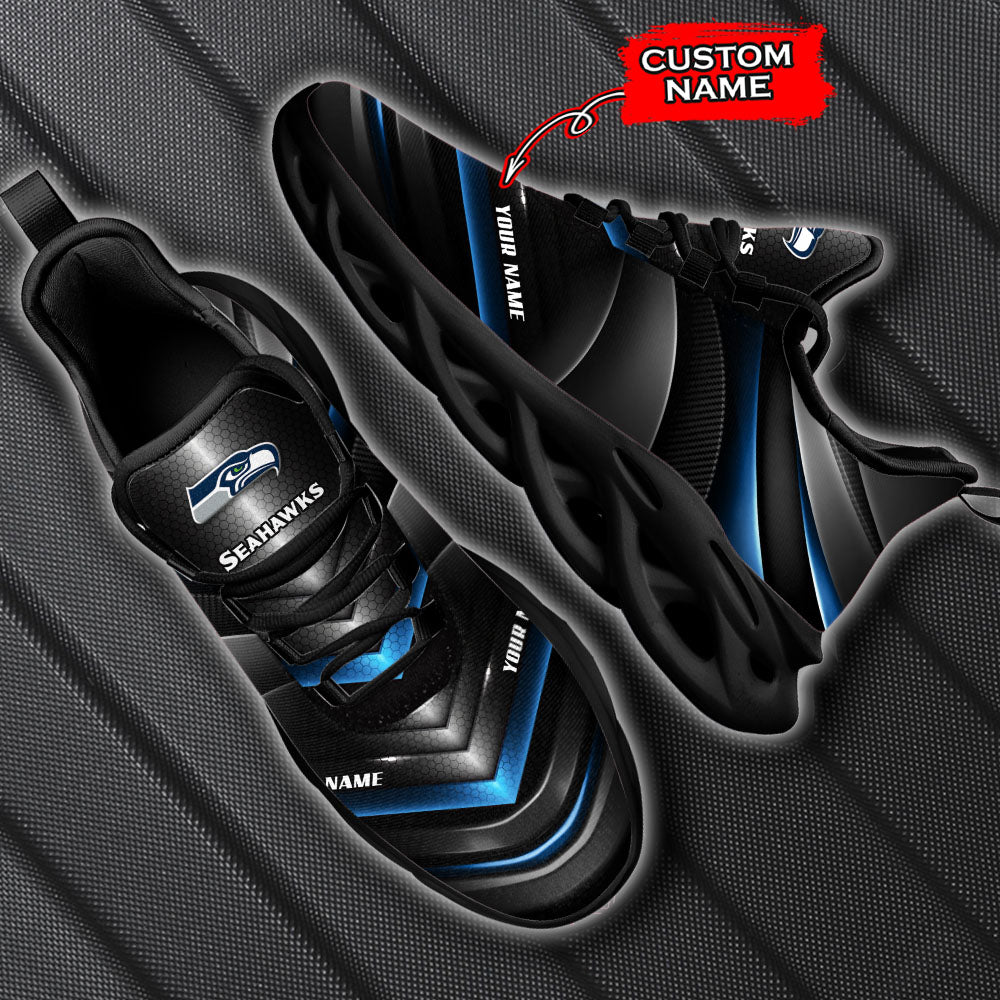 Ideafootwear Seattle Seahawks NFL Max Soul Shoes Sneakers For Men And Women