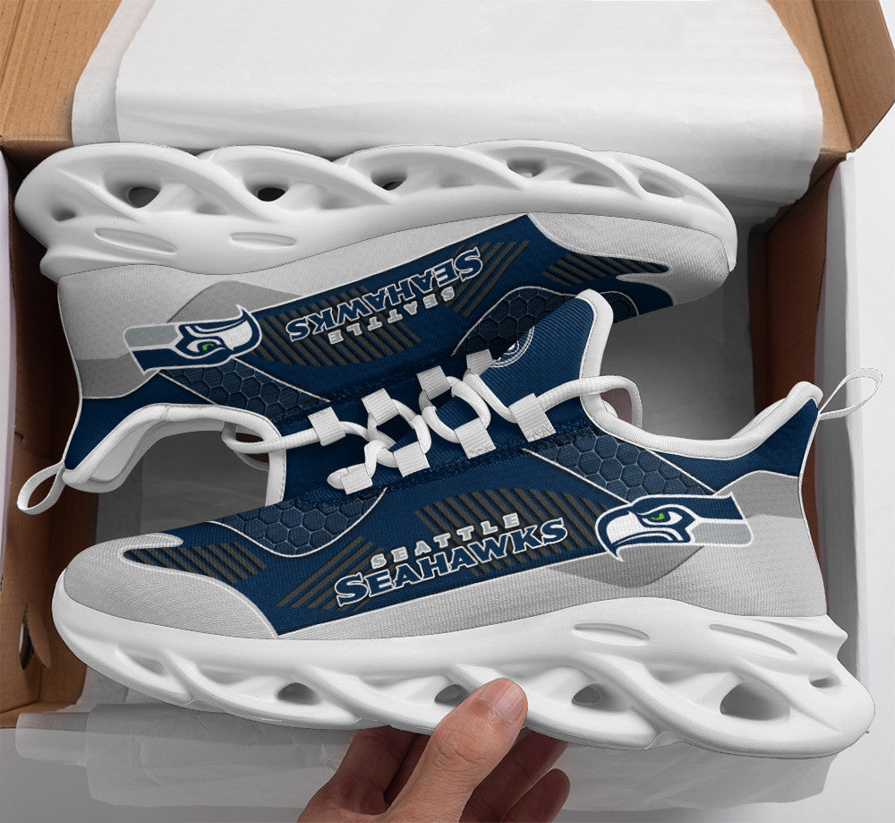Ideafootwear Seattle Seahawks NFL Max Soul Shoes Sneakers For Men And Women