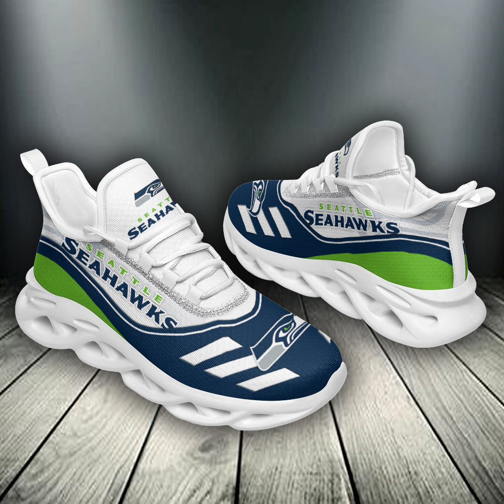 Ideafootwear Seattle Seahawks NFL Max Soul Shoes Sneakers For Men And Women
