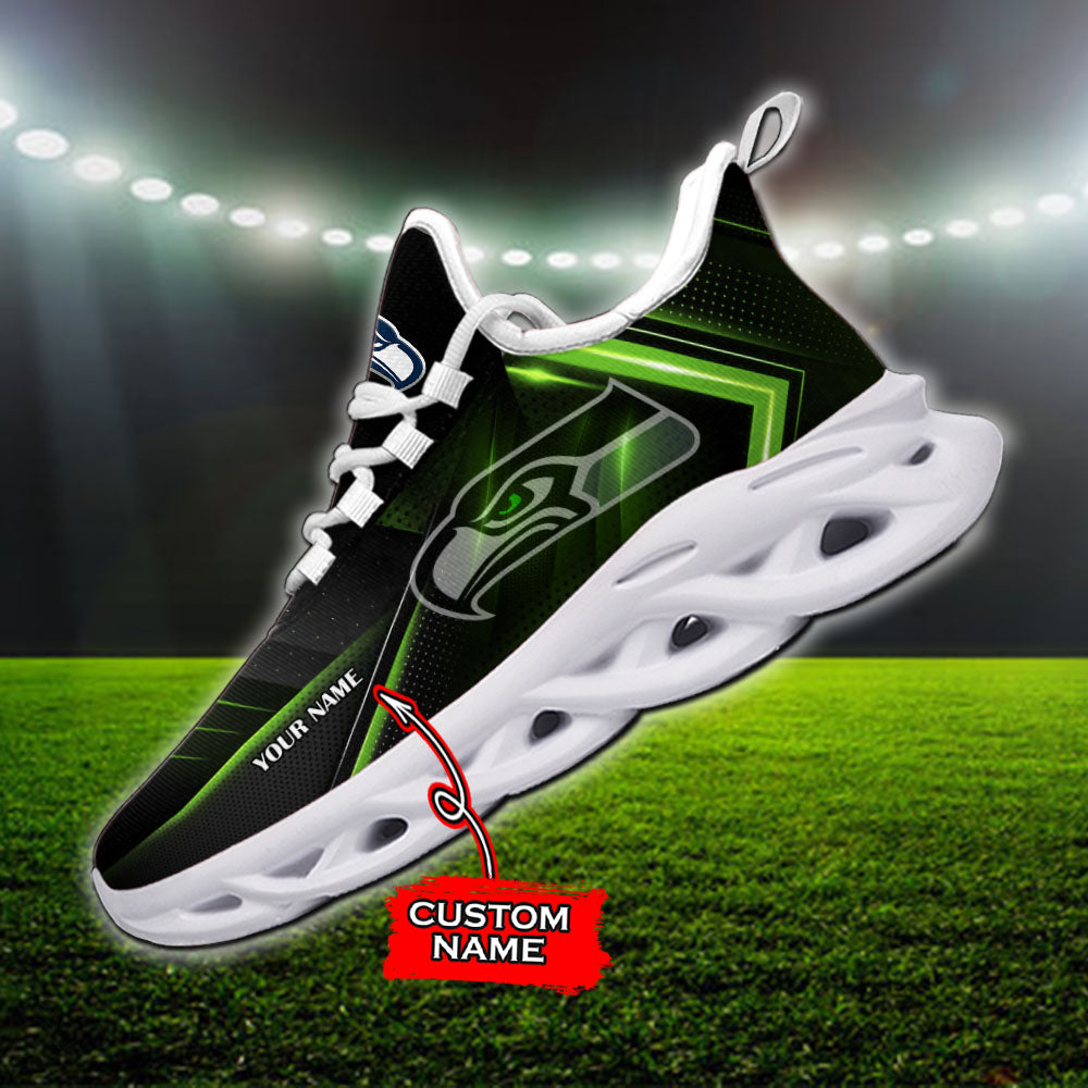 Ideafootwear Seattle Seahawks NFL Max Soul Shoes Sneakers For Men And Women