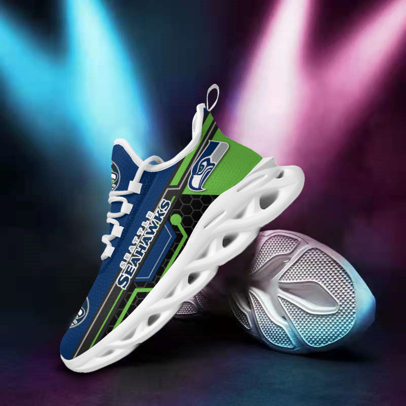 Ideafootwear Seattle Seahawks NFL Max Soul Shoes Sneakers For Men And Women