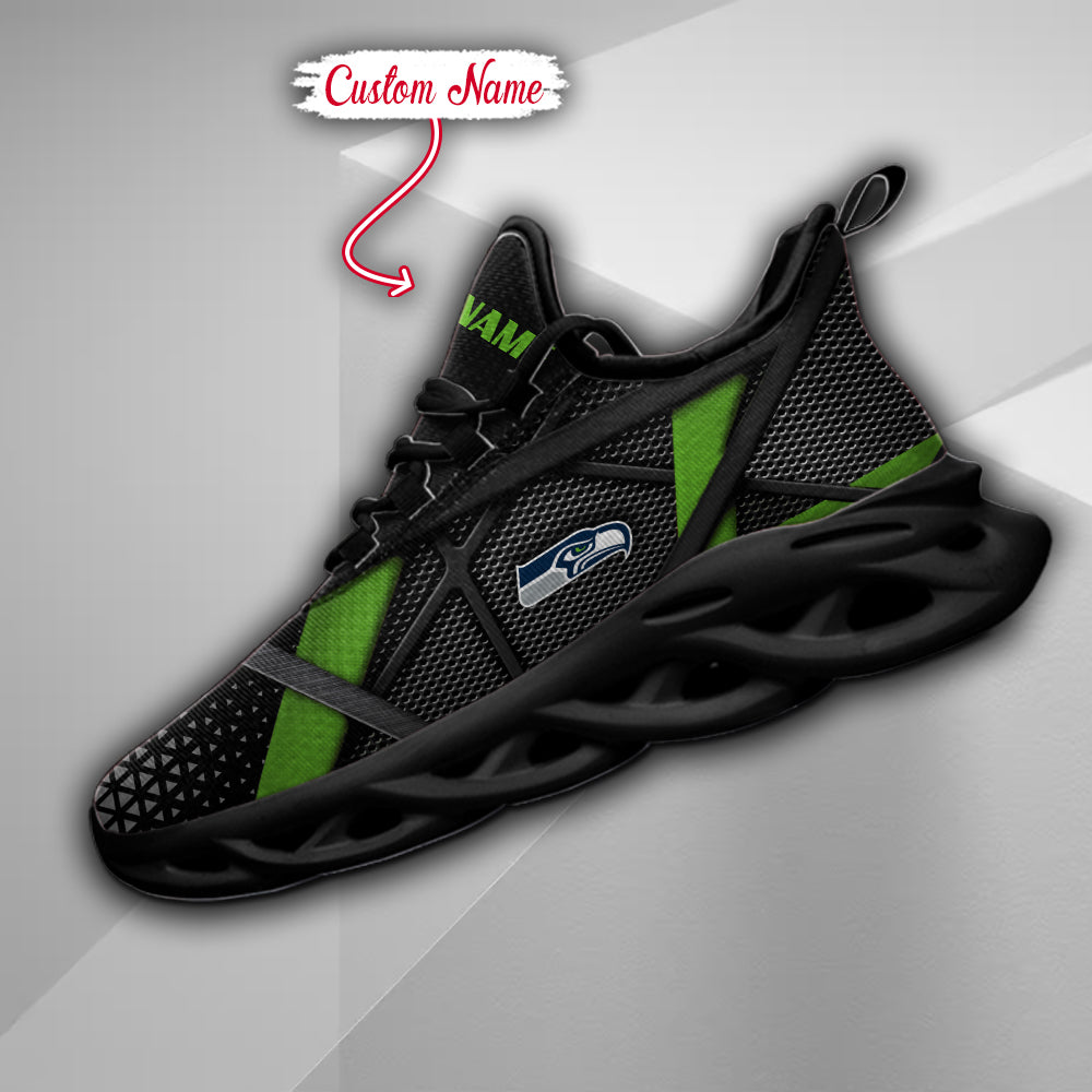 Ideafootwear Seattle Seahawks NFL Max Soul Shoes Sneakers For Men And Women
