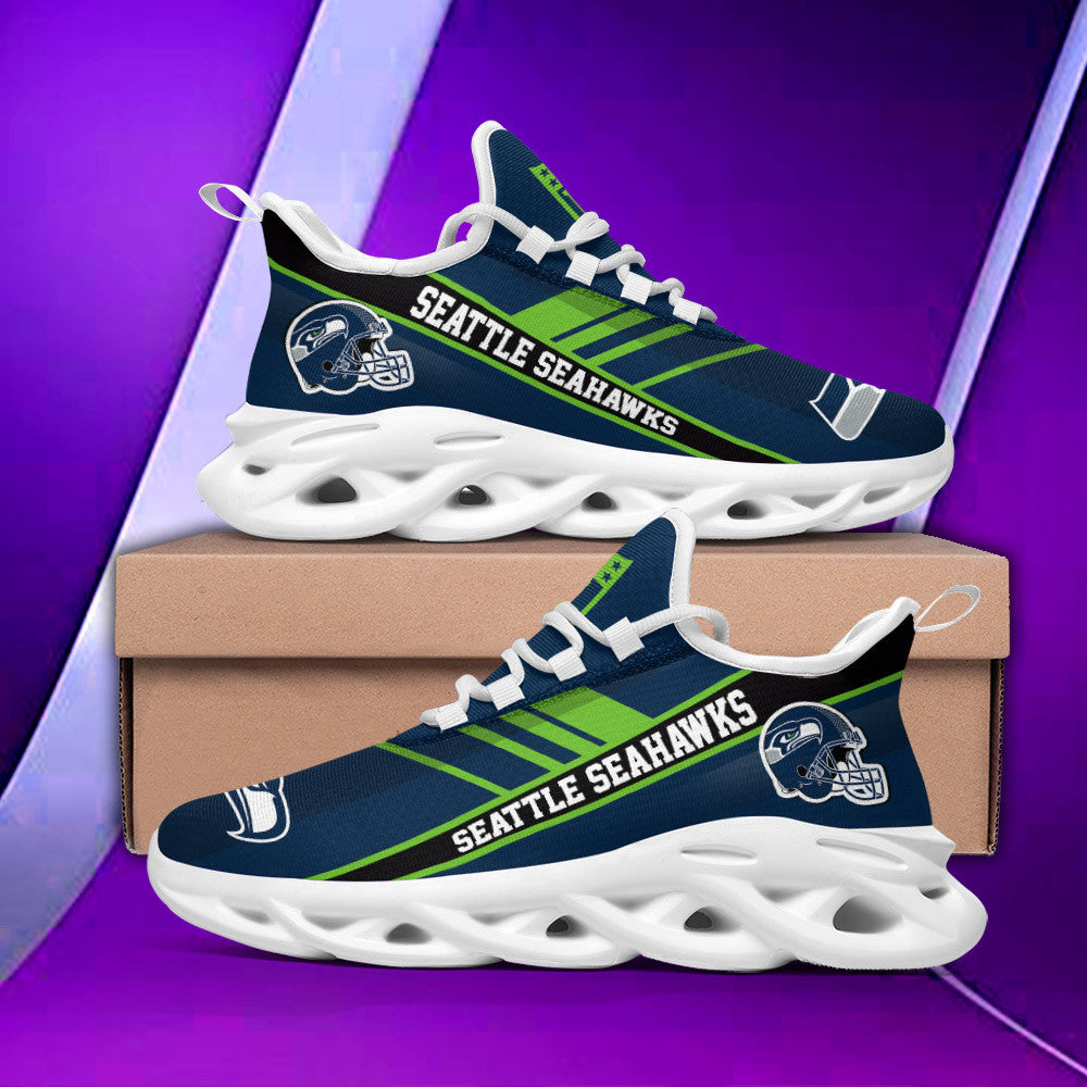 Ideafootwear Seattle Seahawks NFL Max Soul Shoes Sneakers For Men And Women