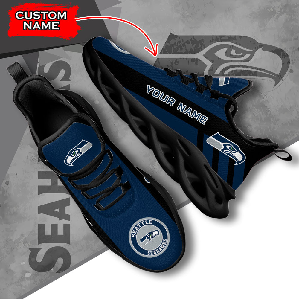 Ideafootwear Seattle Seahawks NFL Max Soul Shoes Sneakers For Men And Women