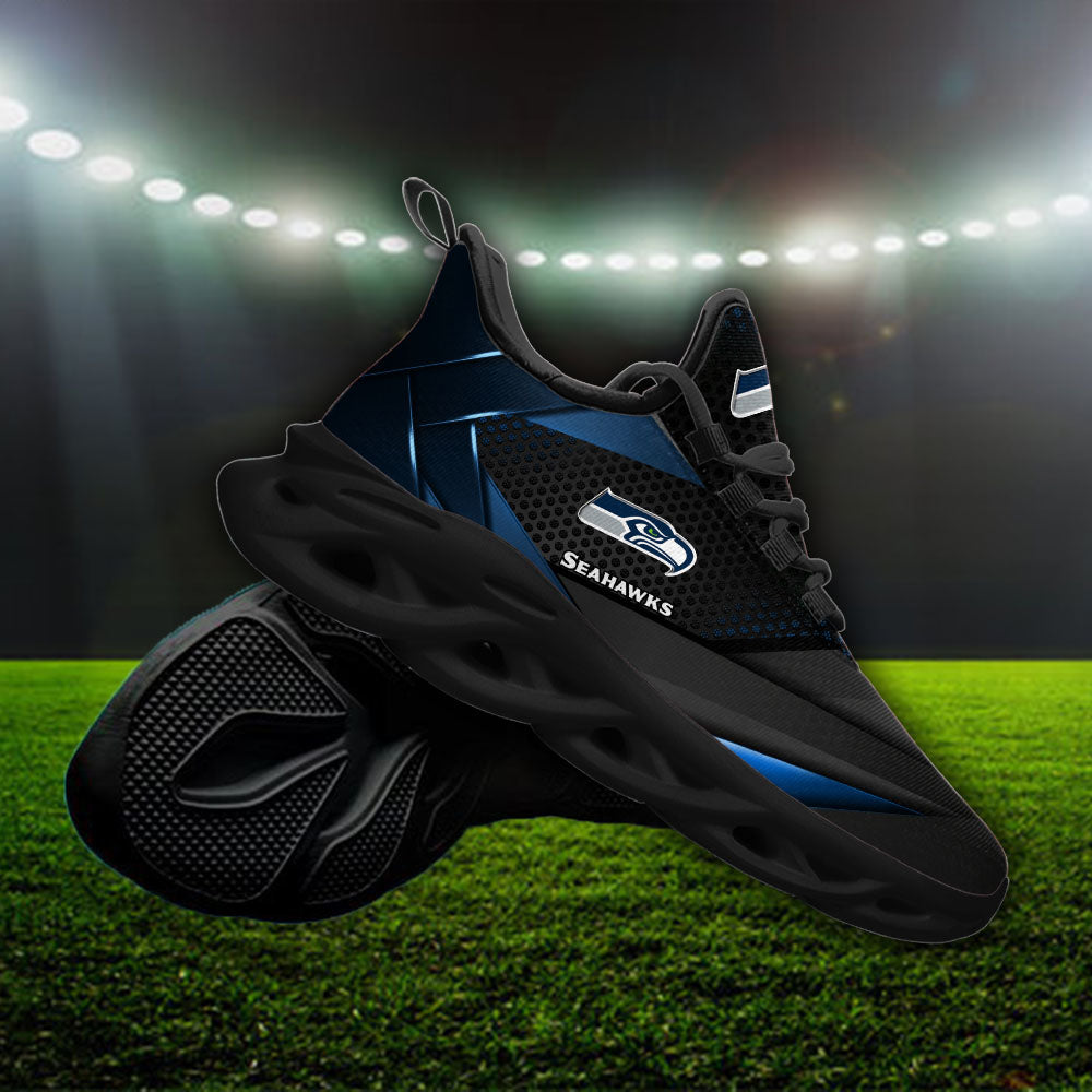 Ideafootwear Seattle Seahawks NFL Max Soul Shoes Sneakers For Men And Women