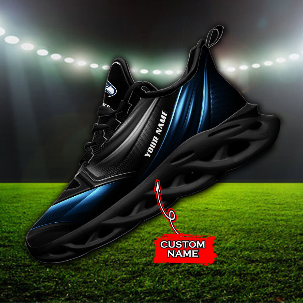 Ideafootwear Seattle Seahawks NFL Max Soul Shoes Sneakers For Men And Women