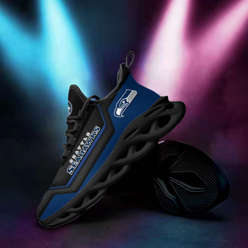 Ideafootwear Seattle Seahawks NFL Max Soul Shoes Sneakers For Men And Women