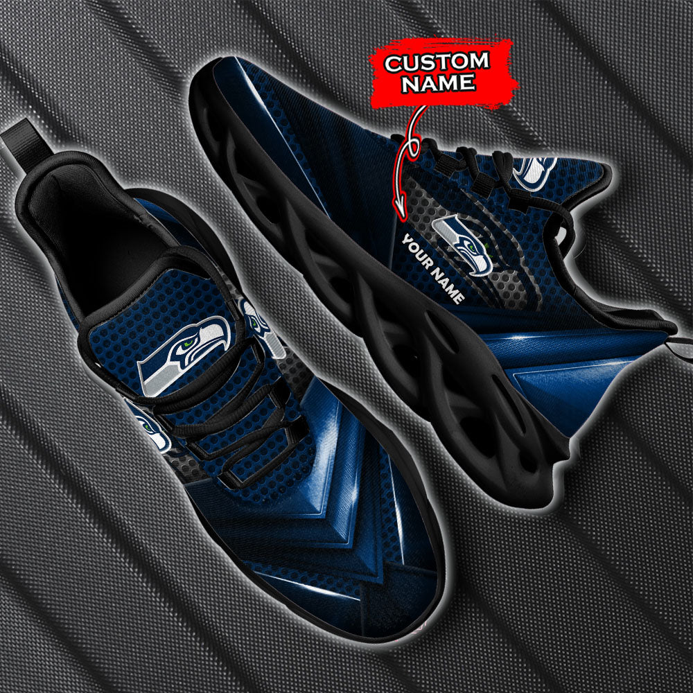Ideafootwear Seattle Seahawks NFL Max Soul Shoes Sneakers For Men And Women