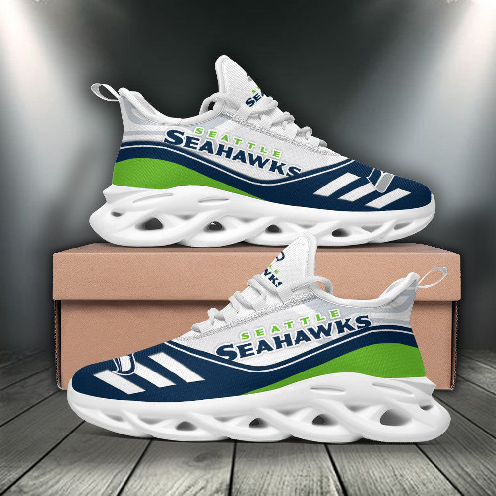 Ideafootwear Seattle Seahawks NFL Max Soul Shoes Sneakers For Men And Women