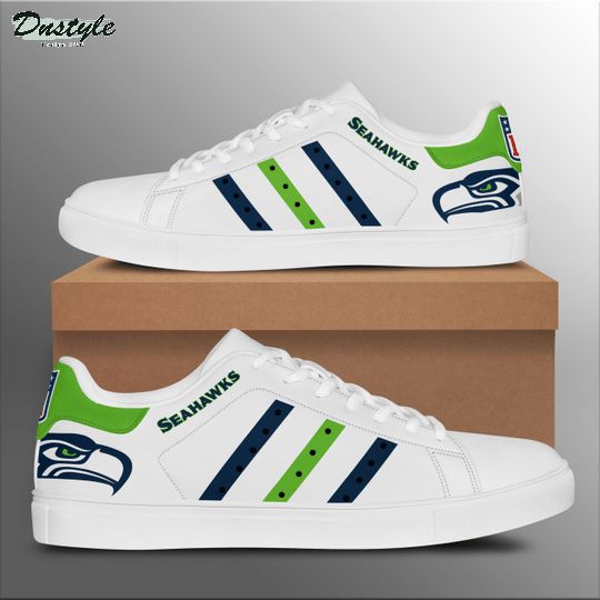 Ideafootwear Seattle Seahawks Skate Stan Shoes Sneakes For Men And Women