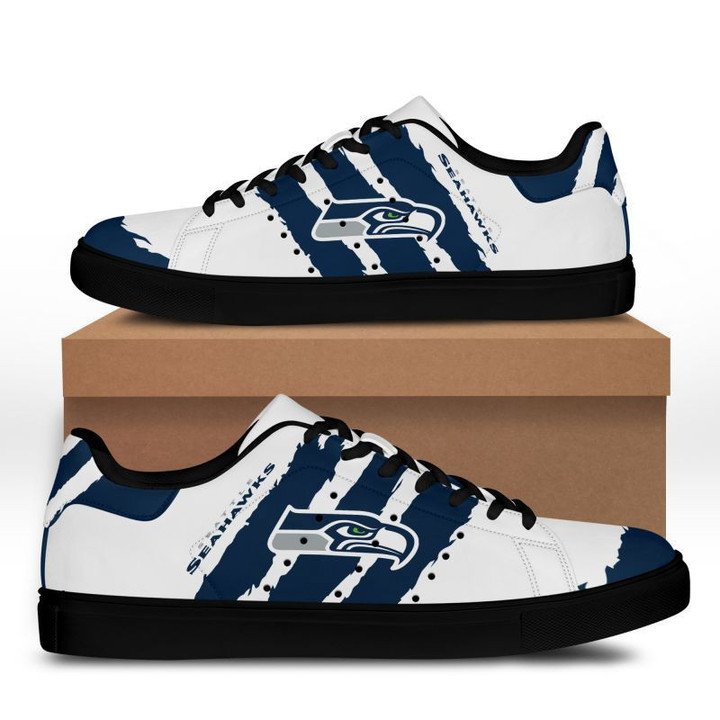 Ideafootwear Seattle Seahawks Skate Stan Shoes Sneakes For Men And Women