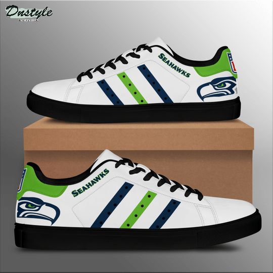 Ideafootwear Seattle Seahawks Skate Stan Shoes Sneakes For Men And Women