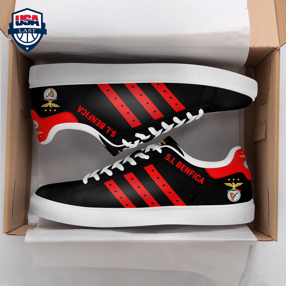 Ideafootwear SL Benfica Skate Stan Shoes Sneakes For Men And Women