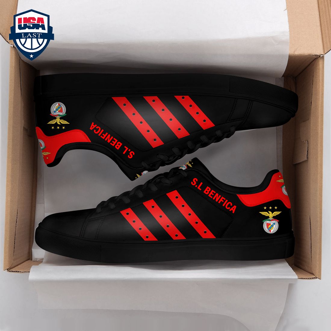 Ideafootwear SL Benfica Skate Stan Shoes Sneakes For Men And Women