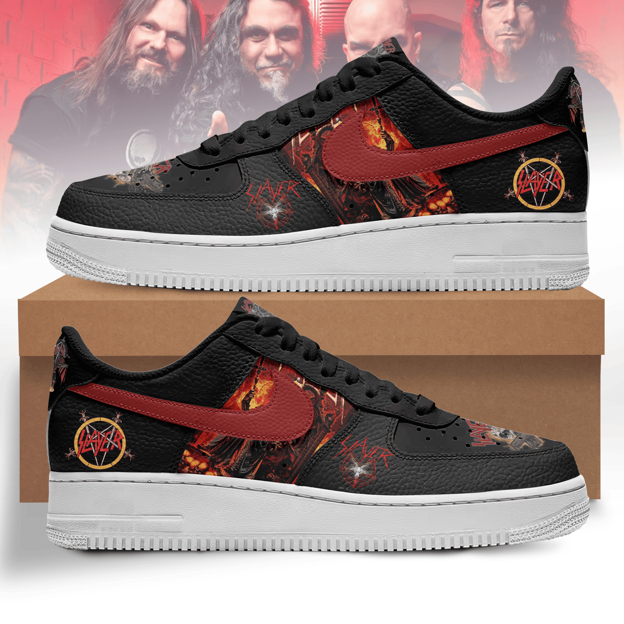 Ideafootwear Slayer Air Low-Top Sneakers Shoes For Men And Women