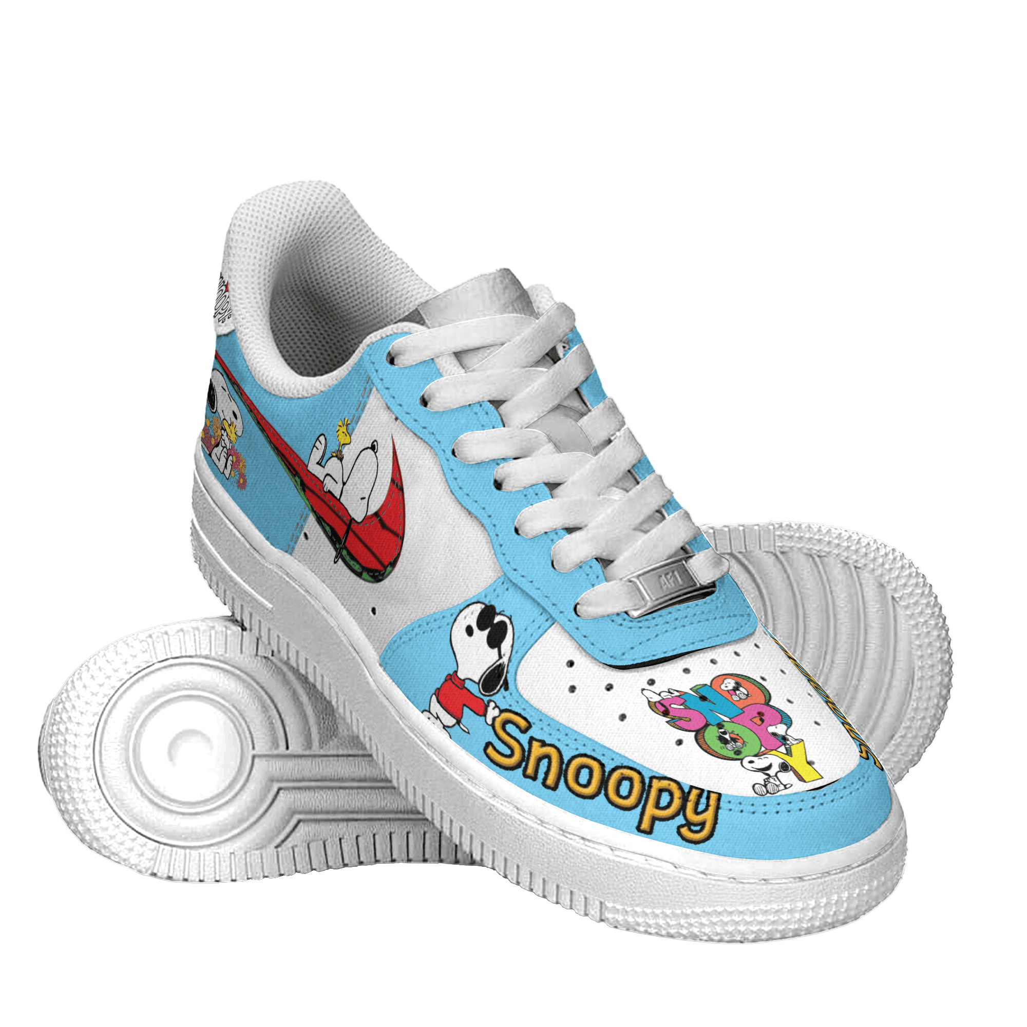 Ideafootwear Snoopy Air Low-Top Sneakers Shoes For Men And Women